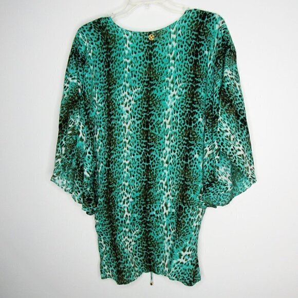 XIA - Animal Print Batwing Sleeve Top - L/XL - Picture 5 of 5